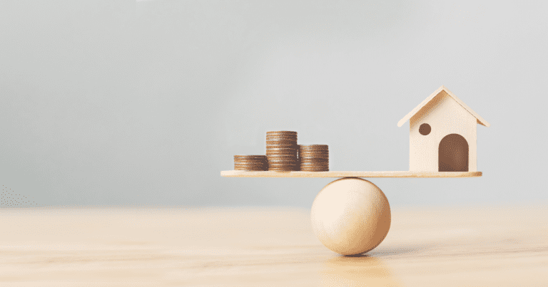 A balance with coins and house, signifying equal value, is possibly attainable with the help of an expert accounting firm in Sydney.