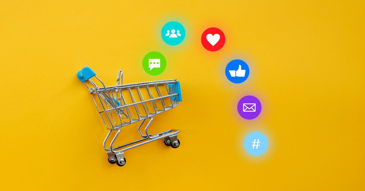 A shopping cart with social media symbols on the background shows that using social media can open you up to a tax audit. Contact our accounting firm in Sydney for expert help in navigating your taxes.