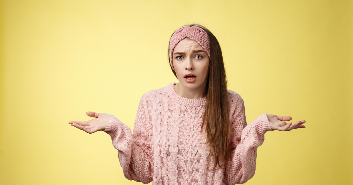 A woman with a confused expression, perhaps indicating a need for clarity or an answer to a question. Contact our team of expert accountants in Sydney for personalised financial advice and solutions to help you achieve your goals.