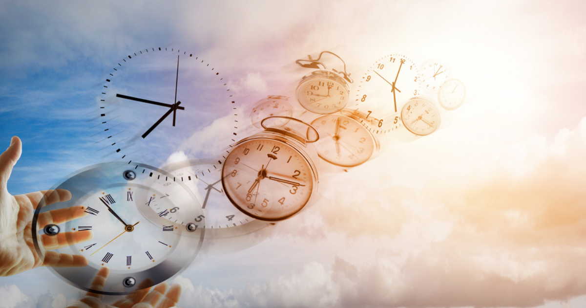 A hand holding a clock and sending out several other clocks, symbolising real-time reporting and timely financial information. Contact our accounting firm in Sydney for expert real-time reporting and financial information services.